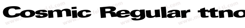 Cosmic Regular ttnorm字体转换
